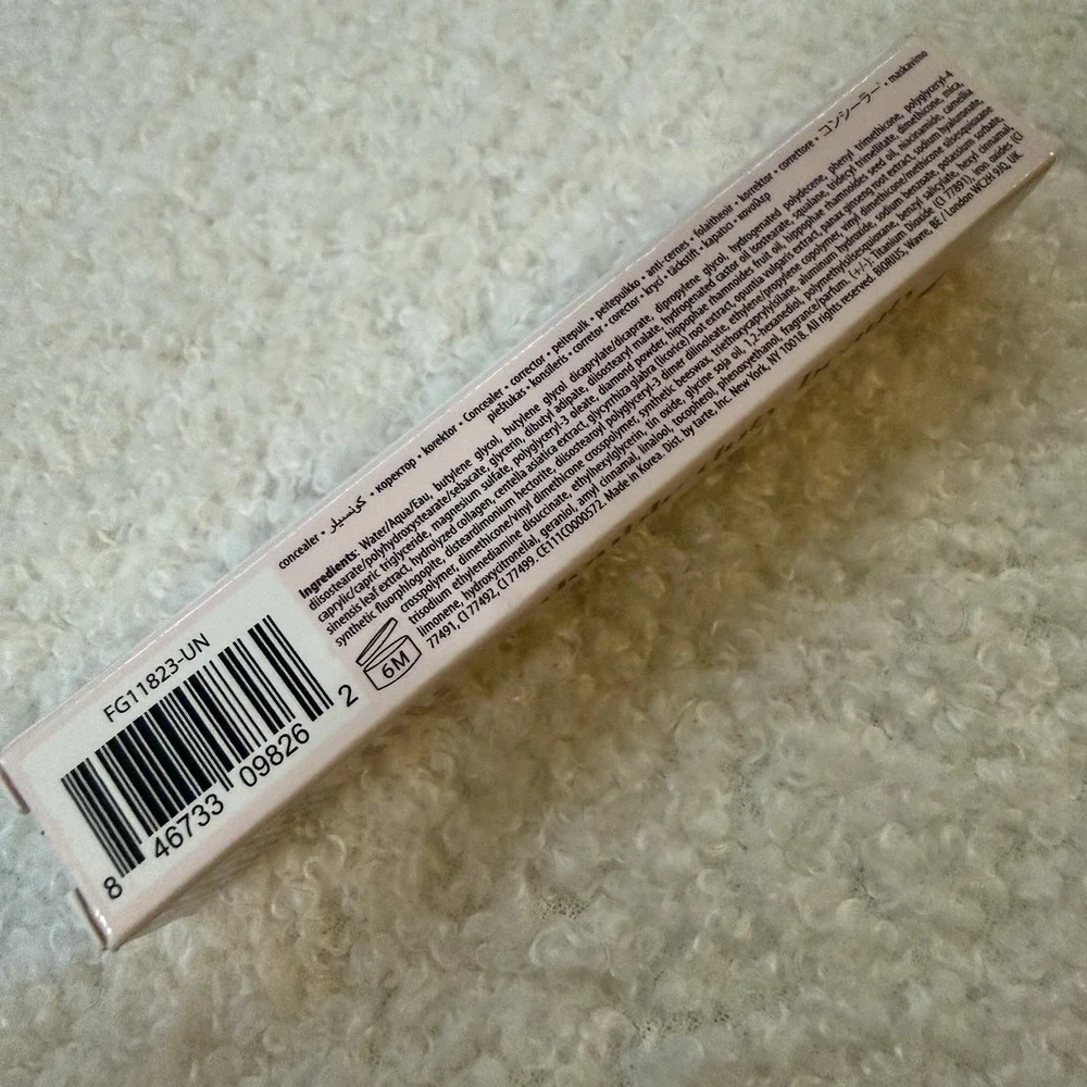 tarte Shape Tape Radiant Concealer Mahogany 60N  Cruelty-Free‎ Vegan 0.33oz